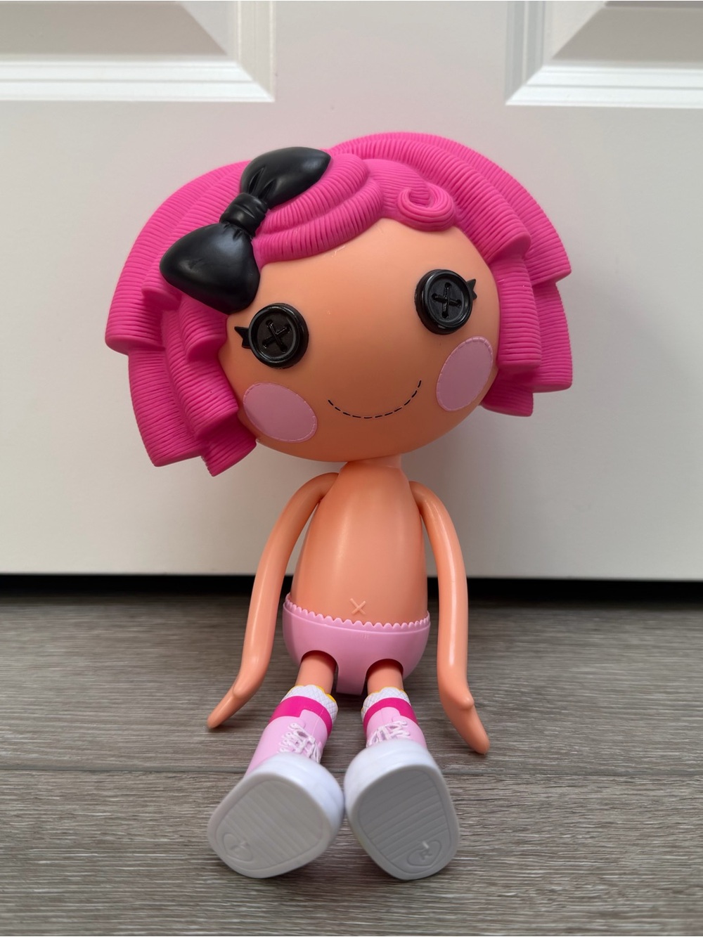 LALALOOPSY 13” CRUMBS SUGAR COOKIE DOLL NO CLOTHES MGA ENTERTAINMENT PINK HAIR